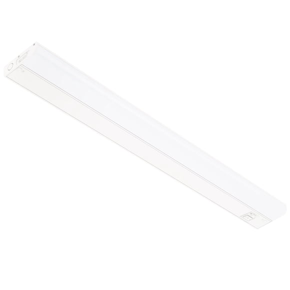 GETINLIGHT 30-inch Hardwired Only 3 Color LED Under Cabinet Lighting, Selectable 3000K/4000K/5000K, Dimmable, Matte White Finishe