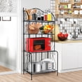 thumbnail image 2 of Garfans 4-Tier Metal Plant Stand Indoor and Outdoor Flower Rack Metal Shelf Multifunctional Kitchen Baker's Rack Storage Shelving, 2 of 6