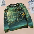 thumbnail image 6 of Landscape Butterfly Womens Oversized Sweatshirts Hoodies Crewneck Casual Tops Comfy FallWinter Clothes 2024, 6 of 7