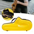 thumbnail image 3 of Estuche portátil para saxofón alto, bolsa de transporte liviana, correas para los hombros para saxofón de instrumentos musicales Amarillo Hugo Estuche para saxofón alto, 3 of 8