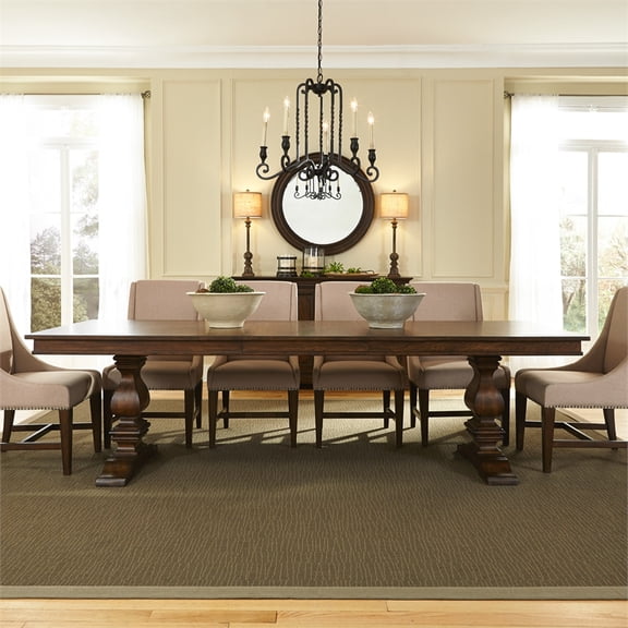 Liberty Furniture Armand Trestle Dining Table - Brown