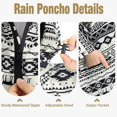 thumbnail image 4 of Poncho Ripstop ligero, impermeable y transpirable con capucha para actividades al aire libre, 4 of 5