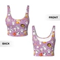 thumbnail image 5 of Xecao Lovely Animals for Sports Bra with Removable Pads, Crop Tank Top Design, Women's Longline Sports Bra - Non-Wired - X-Large, 5 of 9