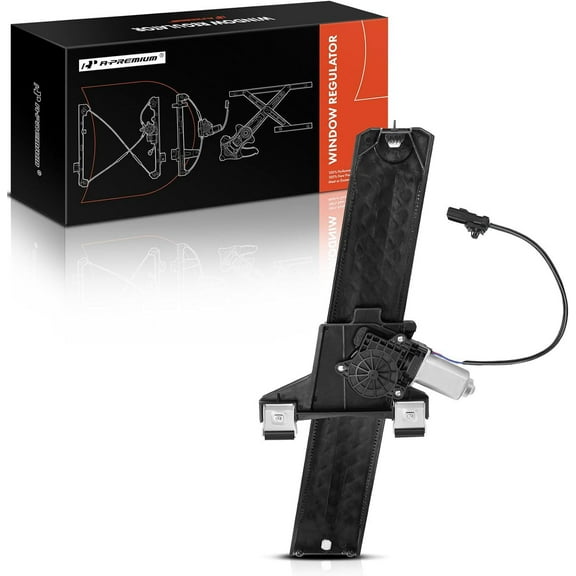A-Premium Electric Power Window Regulator with Motor Compatible with Chrysler PT Cruiser 2006 2007 2008 2009 2010, Wagon, Front Left Driver Side