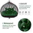 thumbnail image 4 of Lovote Double Swing Chair Cushion Egg Chair Cushion Waterproof and Thick Outdoor Hanging Seat Cushion for Garden Washable and Comfortable (Chair not Included), 4 of 6