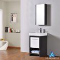 thumbnail image 1 of Milan 20" w/ Medicine Cabinet (Silver Grey & Glossy White), 1 of 2