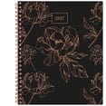 thumbnail image 1 of 2027 Cambridge® Large Rose Gold Peony Weekly and Monthly Planner, 1 of 7