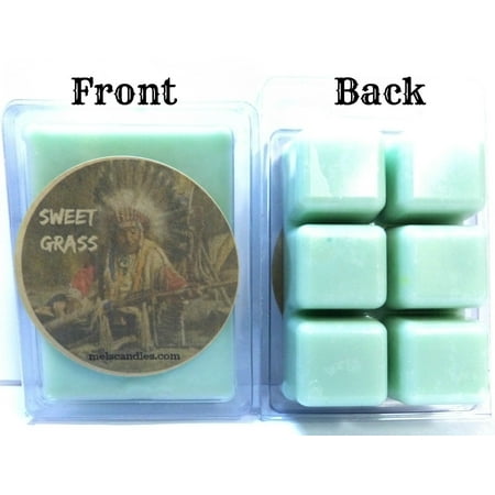- Sweet Grass 3.4 Ounce Pack of Soy Wax Tarts -(6 Cubes Per Pack) Scent Brick, Wickless Candle, Great for Any Electric Burners