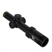 Xgazer Optics Certvision 1-4?24mm First Focal Plane (FFP). illuminated Riflescope, Post & Duplex, illuminated-dot Reticle.