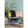 thumbnail image 3 of LR Home Evette Rios Oxford Taupe Velveteen Cotton Throw Pillow, 3 of 5