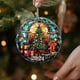 thumbnail image 5 of Colgante Acrílico Navideño con Textura Cóncava y Redondo., 5 of 6