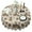 Beige Highland Cow, variant on White Highland Cow Flower Bathtub Pattern Round Tablecloth 60"x60",Wrinkle Wipeable Table Cloth for Kitchen Dining Room Picnic Patio Party