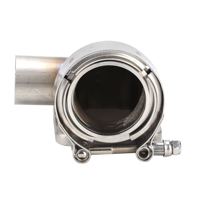 de banda tubo 2.5inches V-Band T3/T4 Turbo Codo Adaptador Brida Tubo fundido 90°,Adaptador de codo turbo de banda en V Adaptador de brida Tubo Adaptador de turbo Adaptador de banda en V Higoodz Accesorio de coche