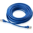 thumbnail image 2 of Cable Matters Snagless Cat 6a, Cat6a (SSTP, SFTP) Shielded Ethernet Cable in Blue 25 ft, 2 of 4