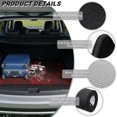 thumbnail image 6 of HUIACONG Gothic Skull Lily Car Trunk Mat Stain Resistant Anti-Skid Four Season Auto Cargo Liner 29" x 39" Polyester Quick Setup Fits SUVs Sedans Trucks Moisture Wicking Rear Trunk, 6 of 7