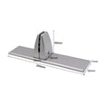 thumbnail image 5 of NIYANGLE Divider Fixed Clamp Table Divider Clamp Silver Acrylic 1Pcs 7.86X2.36X1.97in, 5 of 8