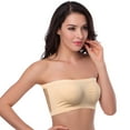thumbnail image 2 of TAIAOJING Women's Non Padded Bandeau Bra Wire Free Strapless Convertible Basic Layer Tube Bra Bralette Bras, 2 of 7