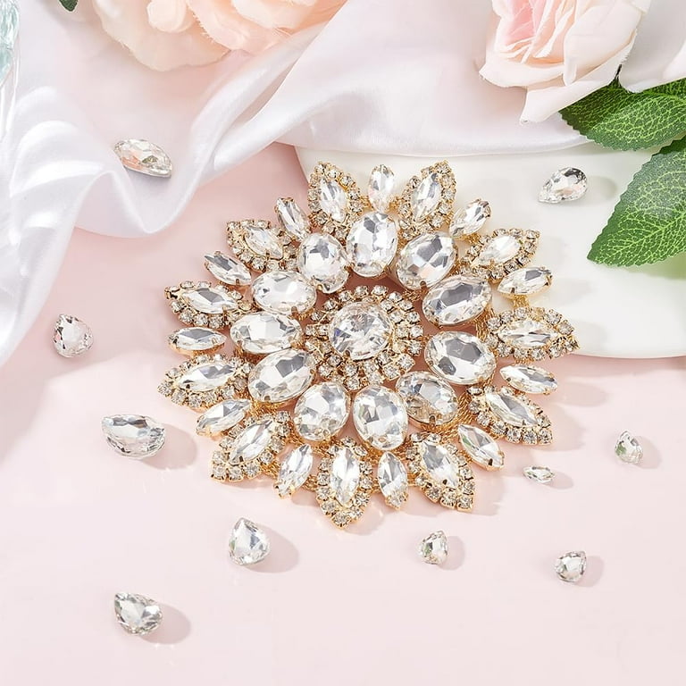 Golden Round Rhinestone Applique 4 Inch Crystal Patch Rhinestone Appliques with Metal Chain Back for Wedding Bridal Brooches Scarf Wedding Dress Clothes Shoes DIY Garments Decoration - Walmart.com Golden Round Rhinestone Applique 4 Inch Crystal Patch Rhinestone Appliques with Metal Chain Back for Wedding Bridal Brooches Scarf Wedding Dress Clothes Shoes DIY Garments Decoration - Walmart.com