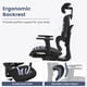 thumbnail image 5 of Yeshouse Silla de oficina ergonómica de malla con reposacabezas ajustable, soporte lumbar, apoyabrazos 3D y sistema de seguimiento dinámico, ideal para hogar y oficina, 5 of 7