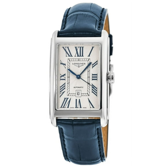 Longines DolceVita Silver Dial Blue Leather Strap Men's Watch L5.757.4.71.9