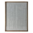 thumbnail image 6 of Home Decor Wall Art for Living Room - Paper Mache Wall Art with Wooden Frame Perfect for House, Bedroom, and Dining Room Decor - Bold Canvas Hanging Wall Art for Modern Living - 48" Ivory & Brown, 6 of 13