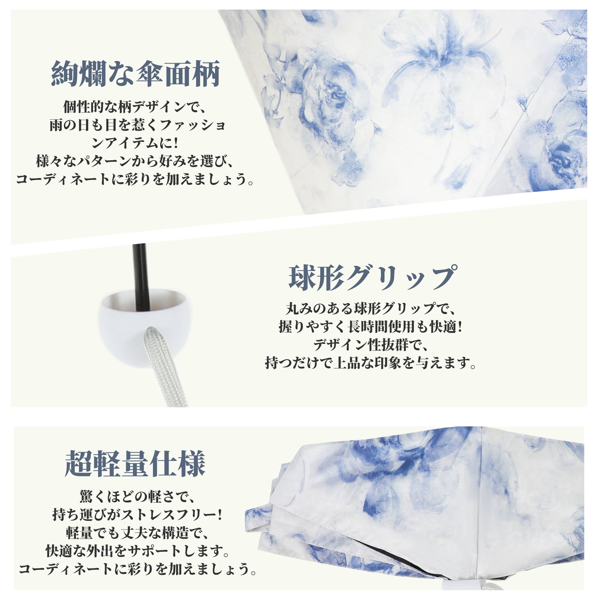 Unique Bargains Mini Umbrella Compact Windproof Folding Umbrella Ink Cloud
