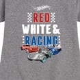 thumbnail image 3 of Hot Wheels - Red, White, and Racing  - Toddler And Youth Girls Fleece Dress, 3 of 5