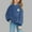 Blue, variant on Spazoro Toddler Girls Loose Sweatshirts Hoodie, Warm Cute Comfy Casual Long Sleeve Soft Pullover for Kids Girls Yellow Size 3 T
