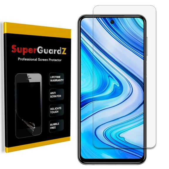 [8-Pack] For Xiaomi Redmi Note 9 Pro - SuperGuardZ Screen Protector, Ultra Clear, Anti-Scratch, Anti-Bubble