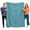 Turquoise, variant on Flannel Throw Blanket for Couch Sofa Bed, Olive Green and White Striped Soft Cozy Warm Fuzzy Blanket 40x50in