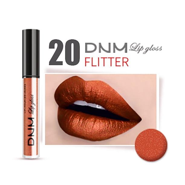 Fiudx Liquidación de ahorros de verano Lápiz labial líquido brillante antiadherente de terciopelo mate 6 ml
