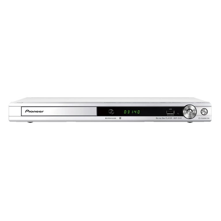 Pioneer Blue Ray Player Up Scaling/Equipped with Hayami/Late-Watch  Regeneration Function White BDP-3140-W