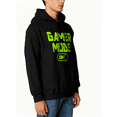 thumbnail image 3 of Gamer Mode On Hoodie - Neon Graphic Black Pullover Sweatshirt for Gamers, 3 of 6