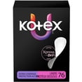 thumbnail image 1 of Kotex Daily Wrapped Liners, Light Absorbency, Extra Coverage, 76 Count, 1 of 7