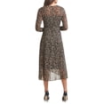 thumbnail image 3 of Vestido midi de manga larga de chifón Tommy Hilfiger para mujer, 3 of 3