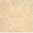 thumbnail image 2 of SAFAVIEH Bella Glenna Abstract Wool Area Rug, Beige/Silver, 6' x 6' Square, 2 of 5