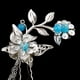 thumbnail image 4 of chino Cosplay Drama Pinza de pelo U Pin Borla Flor Bead Azul ácido Sunnimix Palo chino antiguo, 4 of 7