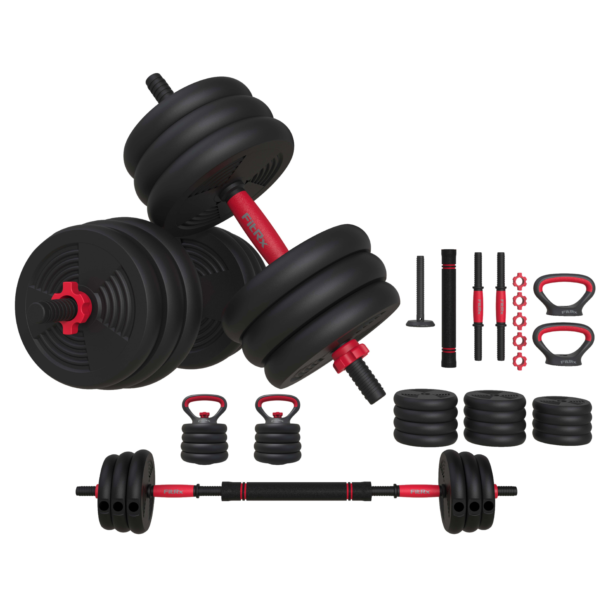 FitRx SmartBell Gym, 60 lbs. 4-in-1 Adjustable Interchangeable Dumbbell photo 1