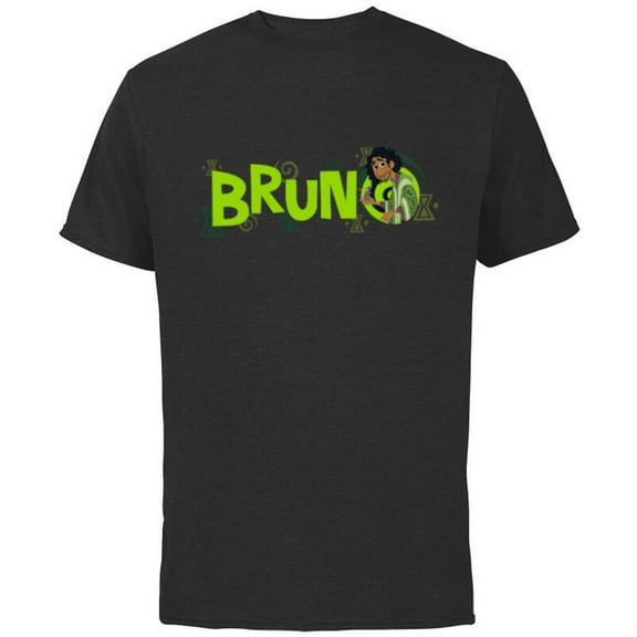 Disney Encanto Bruno Tropical - Short Sleeve Cotton T-Shirt for Adults - Customized-Black