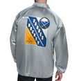 thumbnail image 2 of Men's Starter  Gray Buffalo Sabres Printed Logo Coaches Full-Snap Jacket, 2 of 2