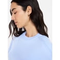 thumbnail image 5 of Time and Tru Women's Crewneck Sweater with Long Sleeves, Lightweight, Sizes XS-XXXL, 5 of 6
