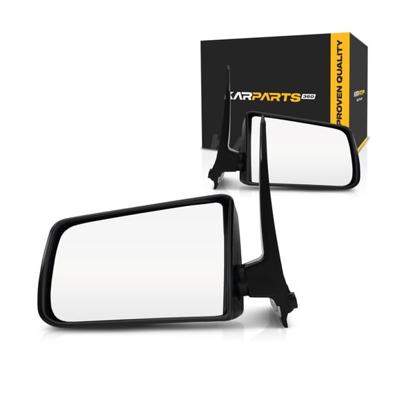 For Chevy S10 1985-1993 Door Mirror Driver and Passenger Side | Pair | Manual | Replacement For 15675113, 15675114 | GM1320128, GM1321128