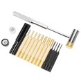 thumbnail image 2 of UTAH-17Pcs Punch Set Gunsmith Punch Set Elite Gunsmithing Tool, Double Faced Hammer and Punch Set Brass Stainless Steel Punch Set for Gunsmithing Maintenance, 2 of 3