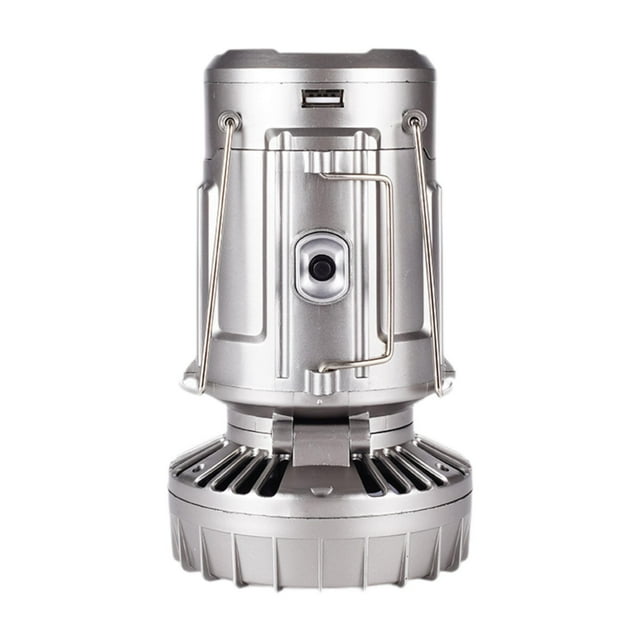 Almencla Camping Lantern with Fan Flashlight Camping Light for Garage Fishing Camping