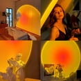 thumbnail image 4 of FYBTO Sunset Lamp, Sunset Projector 10W 180 Degree Rotation Sunset Light USB Sunset Glow Light Warm FYBTO tic Visual Night Decorative Lights for Photo Vlog Background Bedroom Home Indoor, 4 of 5