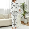 thumbnail image 2 of Top-kevin Nutcracker Soldier Gift Women's Long-Sleeve Shirt And Full-Length Bottom Pajama Set, 2 of 6