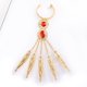 thumbnail image 1 of Conjunto de danza del vientre de estilo étnico personalizado, estilo antiguo, accesorios de baile, uñas de niña india doradas, estilo femenino, 1 of 2