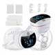 thumbnail image 2 of "2pcs Extractor Leche Eléctrico Y Recargable Usb Manos Libres BELUG negro bco ", 2 of 5