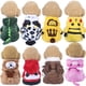 thumbnail image 2 of Ropa de invierno para perros de cuatro patas, ropa para mascotas, ropa de transformación, forro polar coral, ropa de otoño e invierno con diseño de dinosaurio para gatos, suministros para mascotas, 2 of 5
