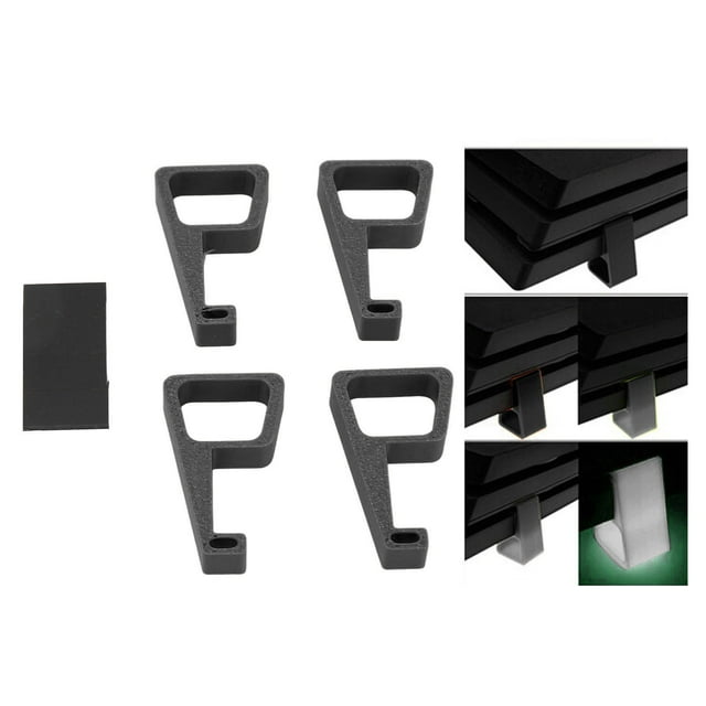 Bracket For Slim,4PCS Horizontal Version Anti Skid Heightening Bracket For Slim Console Cooling Legs Stand Holder Accessoies
